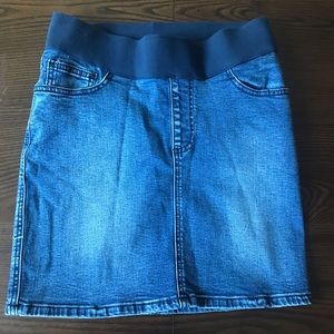 Soon Maternity Jean Skirt 8
